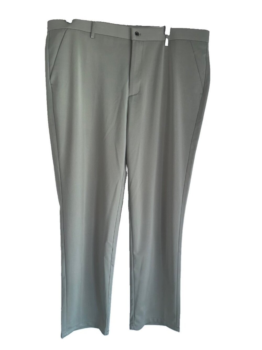 NEW TF Timeless Flex Gray Mens Stretch Pants 42x28 Polyester Spandex NWT